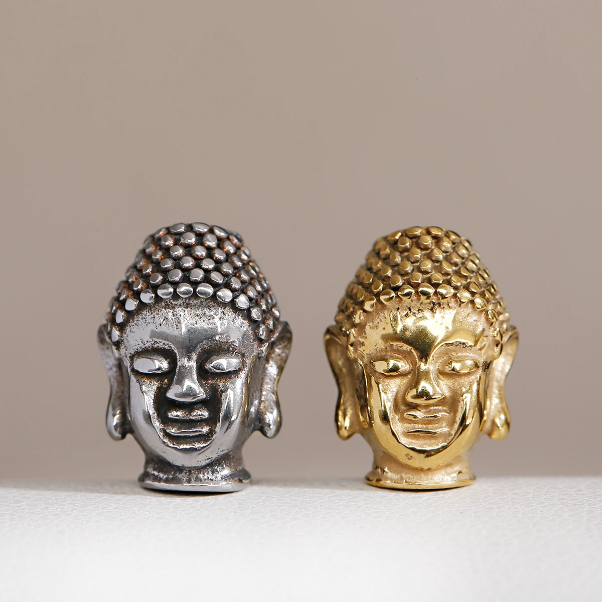 3 pçs contas de buda tibetano pulseira de alta qualidade diy contas de aço inoxidável jóias acessórios