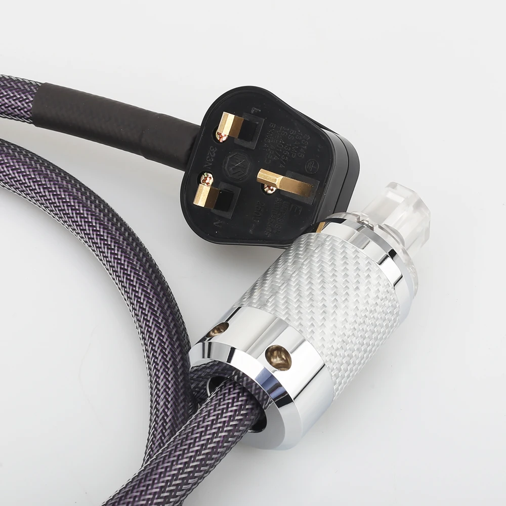 P122 AC-313 HIFI UK Power Cable UK Mains Lead For AMP CD player Audio Visual & Hi-Fi Equipment