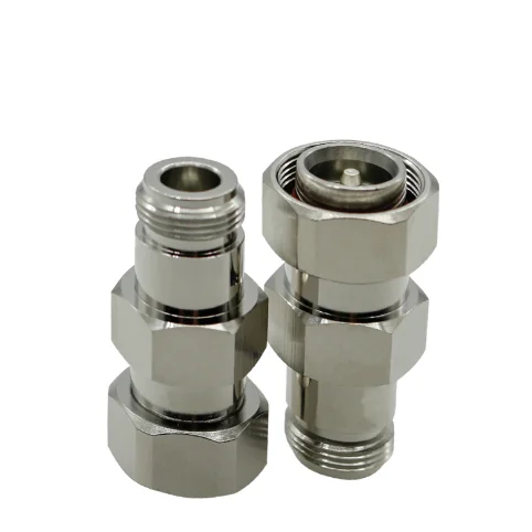 5pcs N To 4.3/10 Connector （Mini DIN） 4.3-10 Male to N Female jack RF Coaxial  Adapters