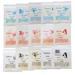 10 Bag/1000Pcs Dental Orthodontic Elastics Rubber Band Various Sizes Latex For Braces Medium Heavy Force