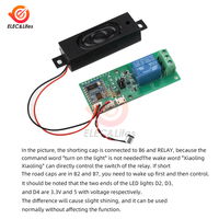 HLK-V20 Intelligent Voice Recognition Control Module IIC I2C UART SPI PWM Wireless Intelligent Controller Wake-up Words