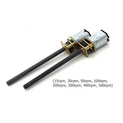 DC 3V 6V 12V Metal Gear Motor N20 Screw Reduction Motor with Gearwheel Stainless Steel Micro Motors for Car Robot Model