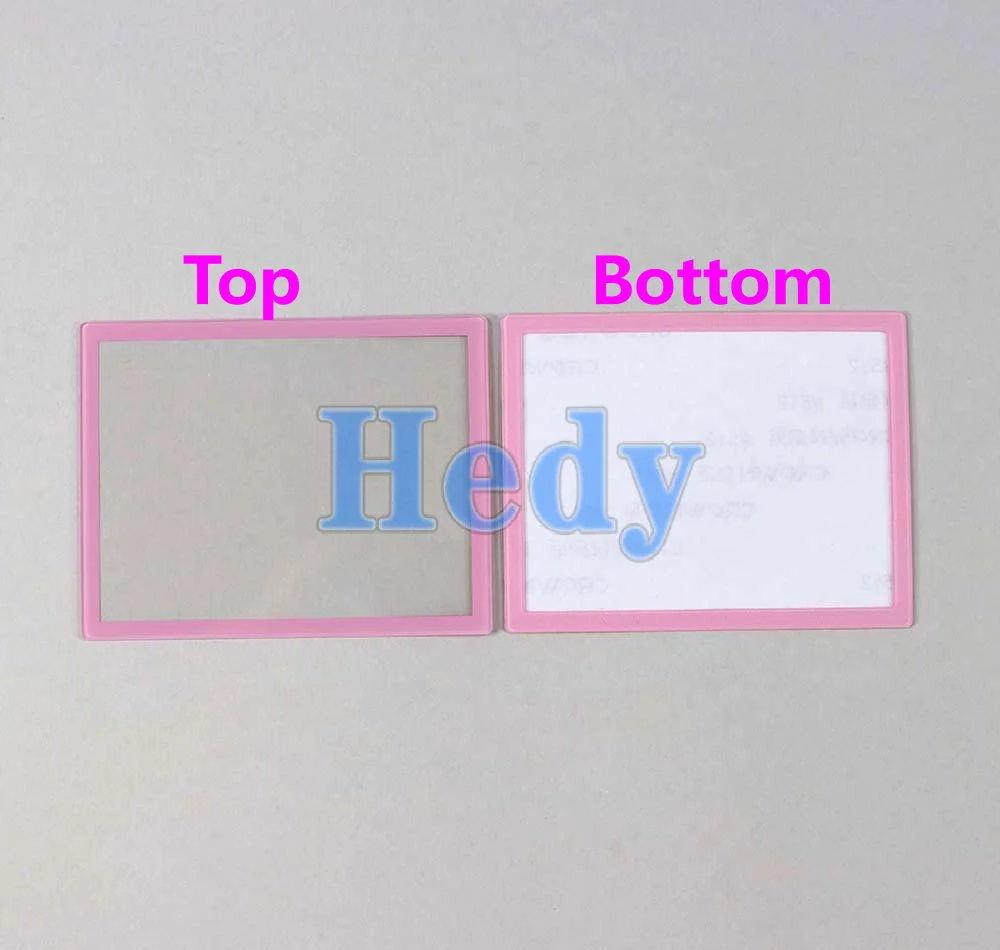 2 pezzi coperchio schermo LCD superiore superiore cornice inferiore inferiore schermo di copertura in plastica per DS Lite per Console di gioco NDSL lente in plastica