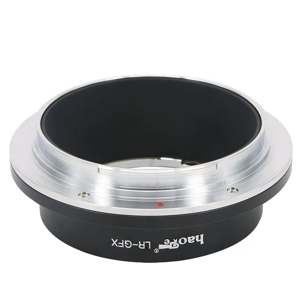 Haoge Manual Lens Mount Adapter for Leica R mount Lens to Fujifilm Fuji GFX mount Camera such as GFX 50s