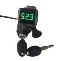 E-bike/Electric Scooter Thumb Throttle 12V/24V/36V/48V/60V/72V/84V/96V with Battery Power LCD Display