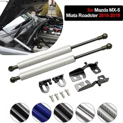 Hood Struts Kit For Mazda MX-5 ND MX5 Miata Roadster 2015-2024 Modify Front Bonnet Shock Dampers Gas Spring Lift Supports Piston