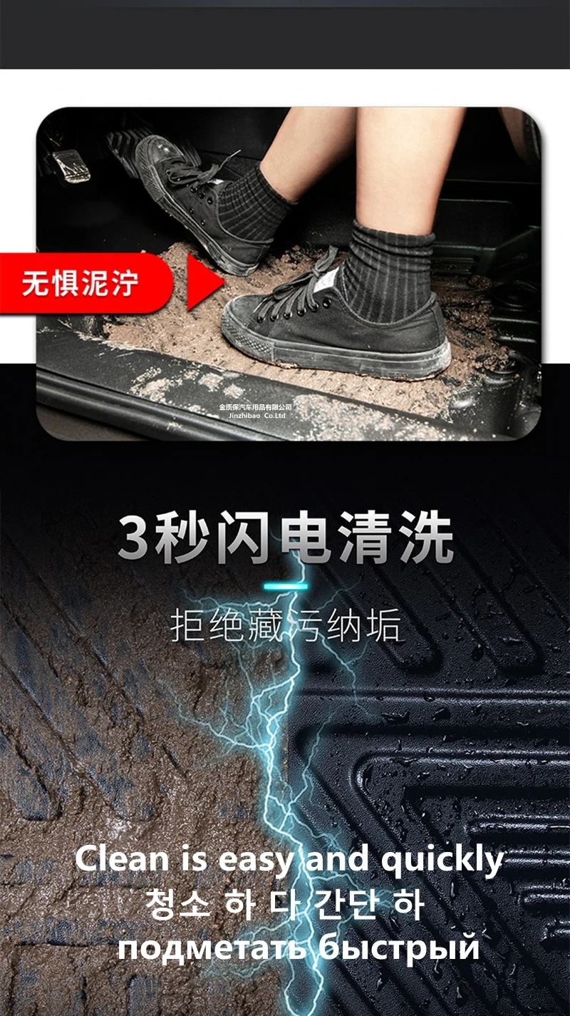 Use for 2019-2024 Volkswagen Tharu car carpet Tharu car floor mats Fit For Tharu waterproof trunk mat Tharu car floor mats