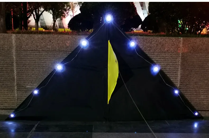 Outdoor Toy Delta LED Fabric Kite Wind Easy Control With Handle Line kites for Adults Children Sale String