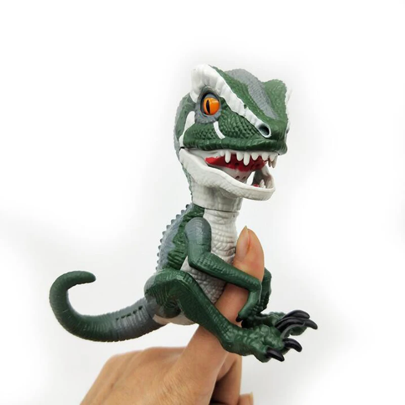 Creative Velociraptor figure Electric Dinosaur Pets Toy Fingertip Finger Dinosaurus Smart Toy Electronic Pet Dinosaurio Model