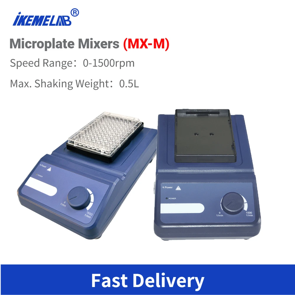 

Microplate Mixers 96-well Plate Mixer Cell Culture Plate Adjustable Speed 0-1500 rpm MX-M Laboratory Shaker