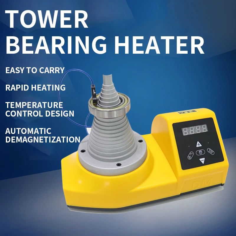 Tower Bearing Heater Machine Portable Bearing Repair Equipment Automatic Demagnetization Rapid Induction Bearing Heating Tool