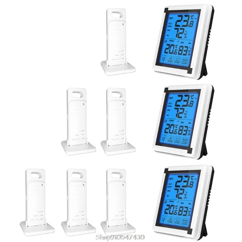 Wireless ℃/℉ Thermometer Hygrometer with 3 Forecast Temperature Humidity O28 20