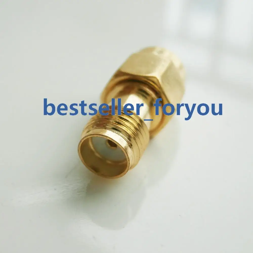 1Pcs Sma Connector Female Plug Centrum Naar Quick Sma Connector Man Geen Schroef Push Op Rf Adapter