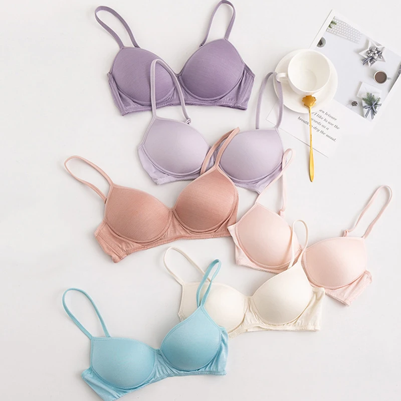 

Wireless bra 100% Pure Silk seamless padded bras for women push up bralette bralet bralett Female Underwear Intimates sutyen