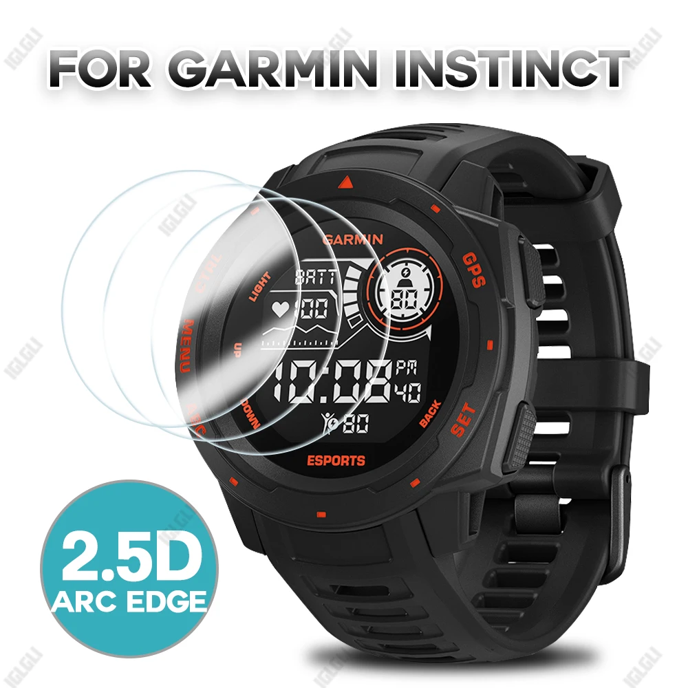 Vetro temperato di alta qualità per Garmin inst(solar Esports Edition Tactical Sports Smart Watch pellicola salvaschermo trasparente