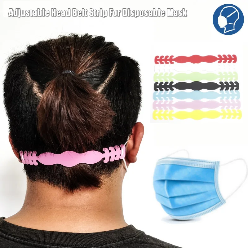 10pcs Head Belt Strip For Disposable Mask Ear Band Second Change Head Belt Mask Companion Release Pressure On Ear Work Safety