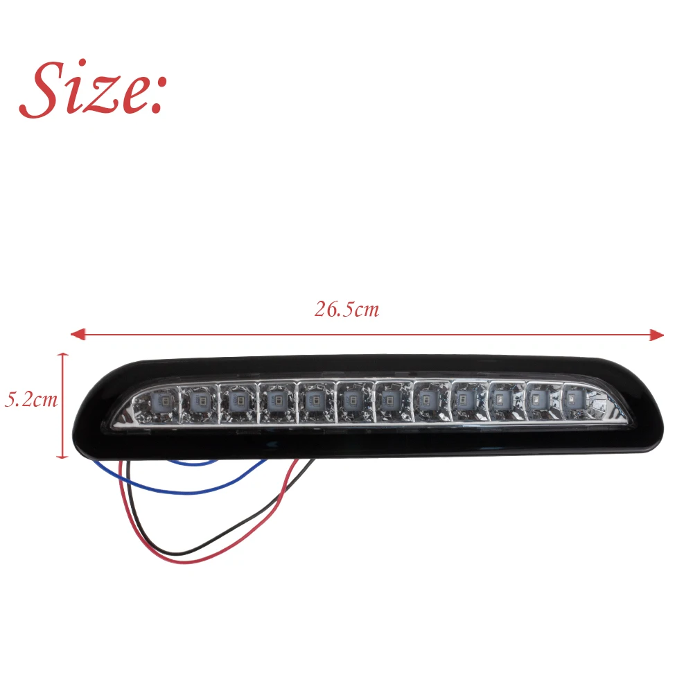 LED High-Mount Stop Lamp Rear Tail Brake Light For Toyota Hiace 2005-2013