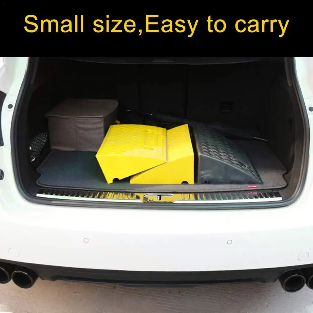 New Portable Lightweight Car Plastic Curb Ramps Heavy Duty Plastic Kit Set For Driveway Car Truck