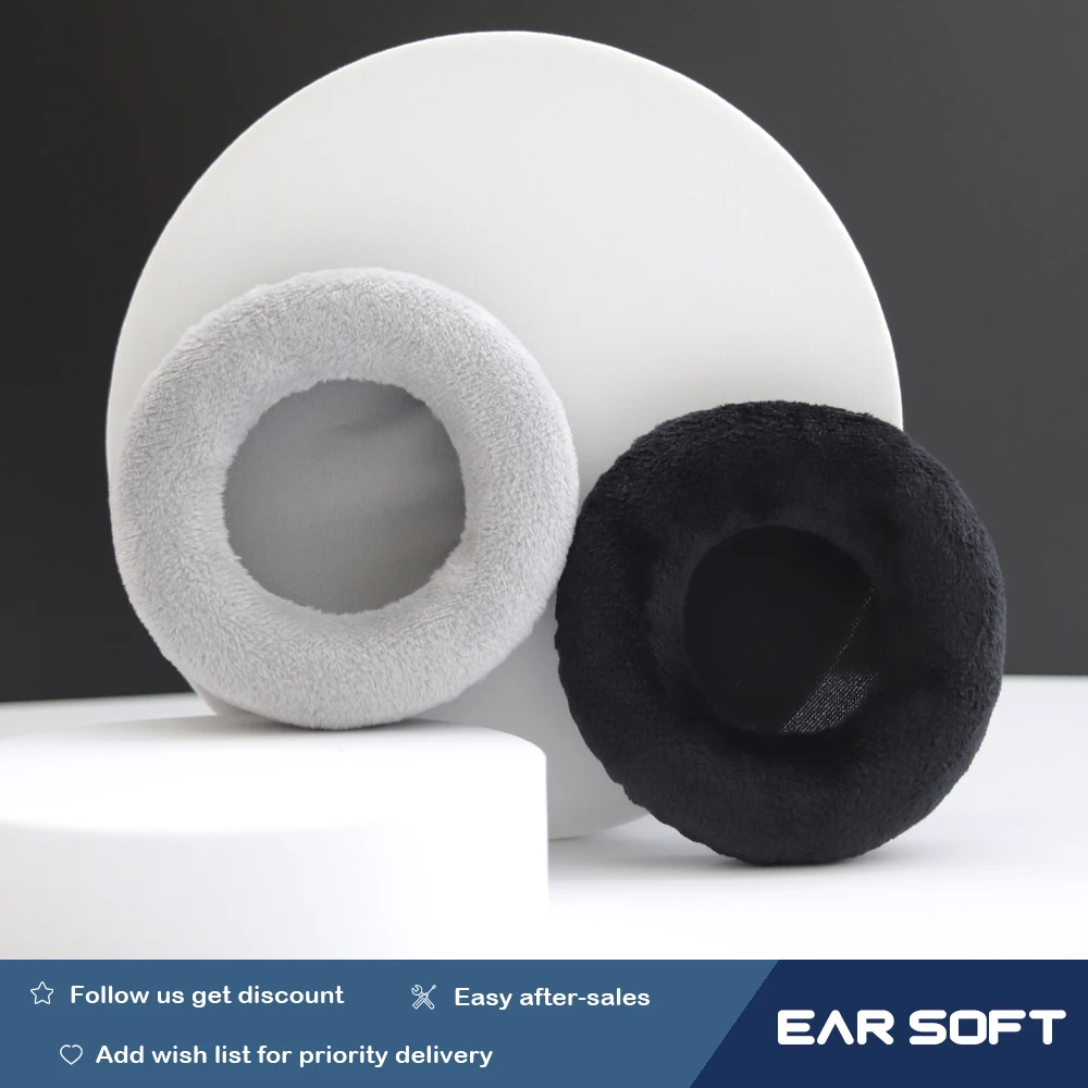 

Earsoft Replacement Cushions for Skullcandy TI Headphones Cushion Velvet Ear Pads Headset Cover Earmuff Sleeve