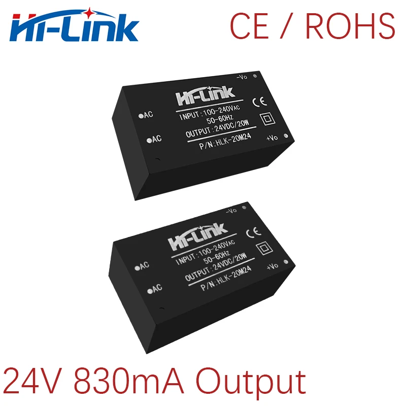 Hi-Link 20 m05 Ultra Small 220V/110V a 5V/9V/12V/15V/24V 20W uscita AC a DC Step Down modulo di alimentazione CE/Rohs ricarica EV