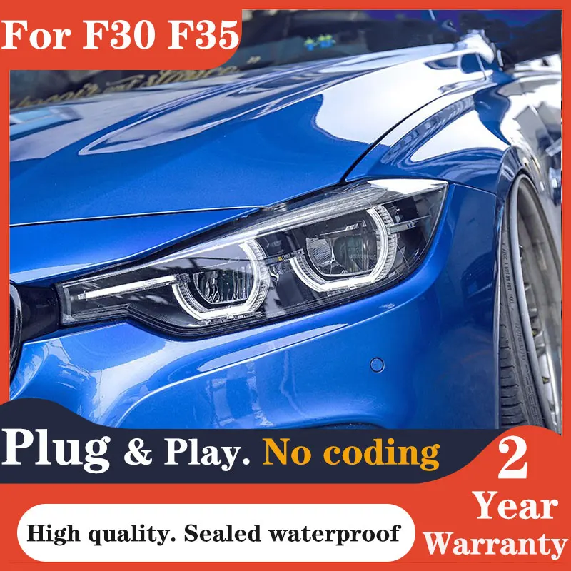 

Car Styling for BMW F30 F35 LED Headlights 2013-2018 Head Light 320i 318i 325i 330i 328Li DRL Angel Eye Beam Car Accessories