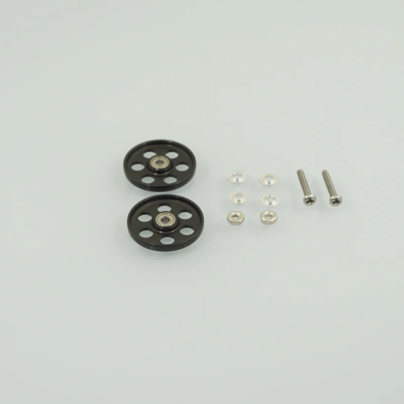 MINI 4WD self-made tamiya parts aluminium alloy 19mm 6 holes rollers 10color 1 set price