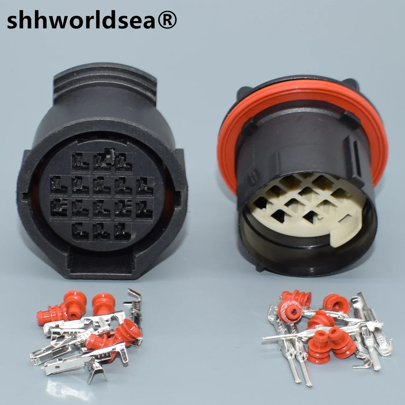 shhworldsea 16 Pin 7283-3445-30 7282-3445-30 Head Lamps Automotive Waterproof Car Headlight Light Cable Socket For Land Rover