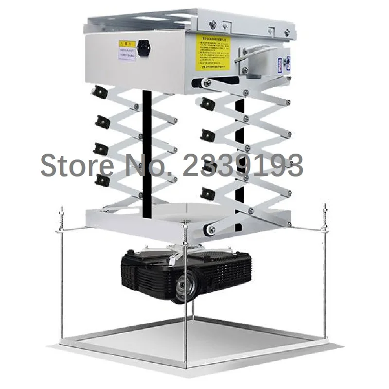 

70CM Projector Bracket Electric Lift Scissors Frame Ceiling Mount Projector Lift With Remote Control