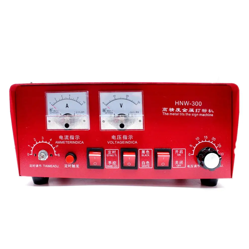 Imagem -02 - Máquina de Gravura Eletroquímica Marcação Padrão em Aço de Metal 0.610s Hnw300