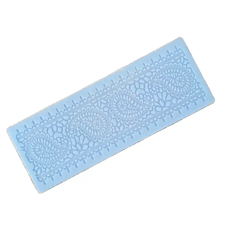 Silicone Lace Mat Cake Decorating Tool Fondant Mold Silicone Mat Fatima Pattern Mousse Sugarcraft Bakeware Baking Tools K652