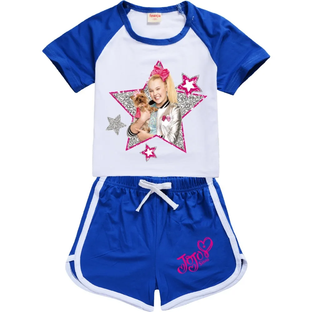 New baby girl pajamas pajamas clothes children's clothing set kids pajamas girls jojo siwa princess home service set 2-16Y