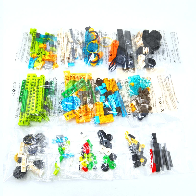 

276Pcs/set MOC Building Blocks Bricks High-Tech Beams Gears Axle and Connectors Parts Kit for 45300 WeDo 2.0 Core Set DIY Toys