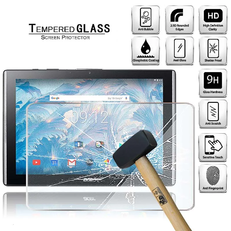 Tablet Tempered Glass Screen Protector Cover for Acer Iconia One 10 B3-A40 Anti-Scratch Anti-Screen breakage HD tempered film