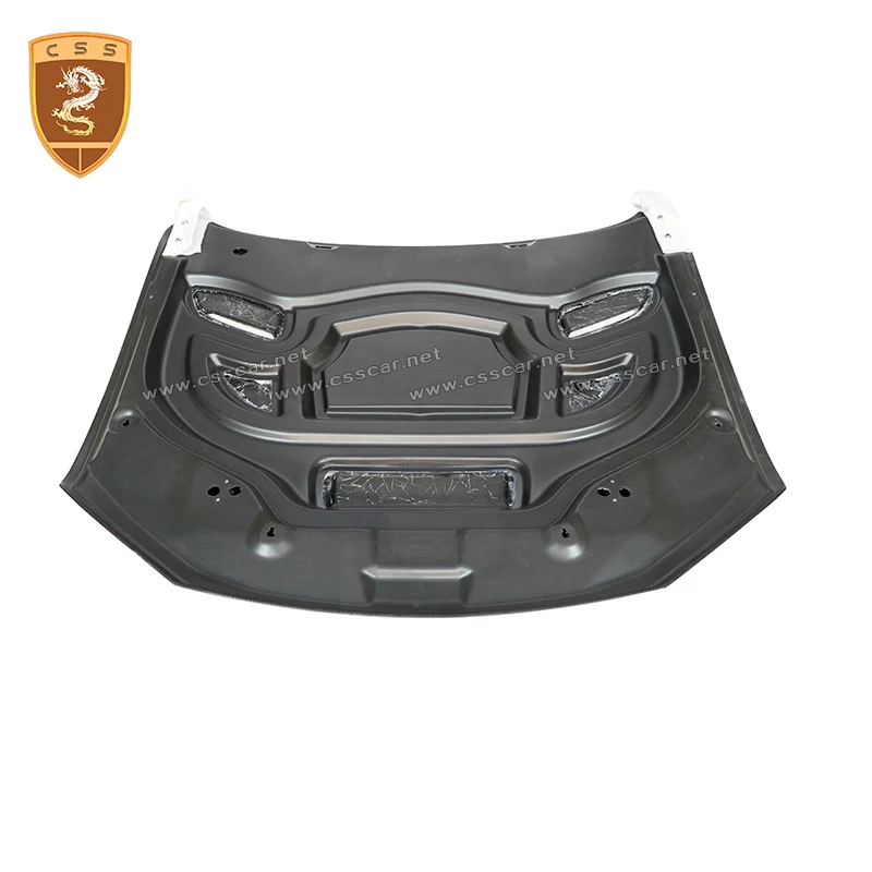 Dry Carbon Fiber Front Engine Hood Bonnet engine Cover for Maserati Levante Carbon Bonnet Cap MS Style 2016-2019