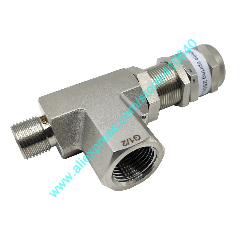 

SS316L 2500 to 3500 psi Stainless Steel High Pressure Safety Valve Proportional Unloading Valve Pressure Safety Relief Valve