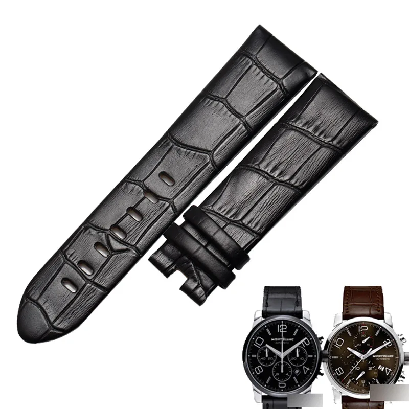 WENTULA watchbands for TIMEWALKER 9670 calf-leather band cow leather Genuine Leather leather strap watch band