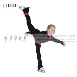 Figure Skating costumes Boy girls  Jacket pants Women's Ice Skating Thin Fleece Stretchy Training Competition Skating trousers