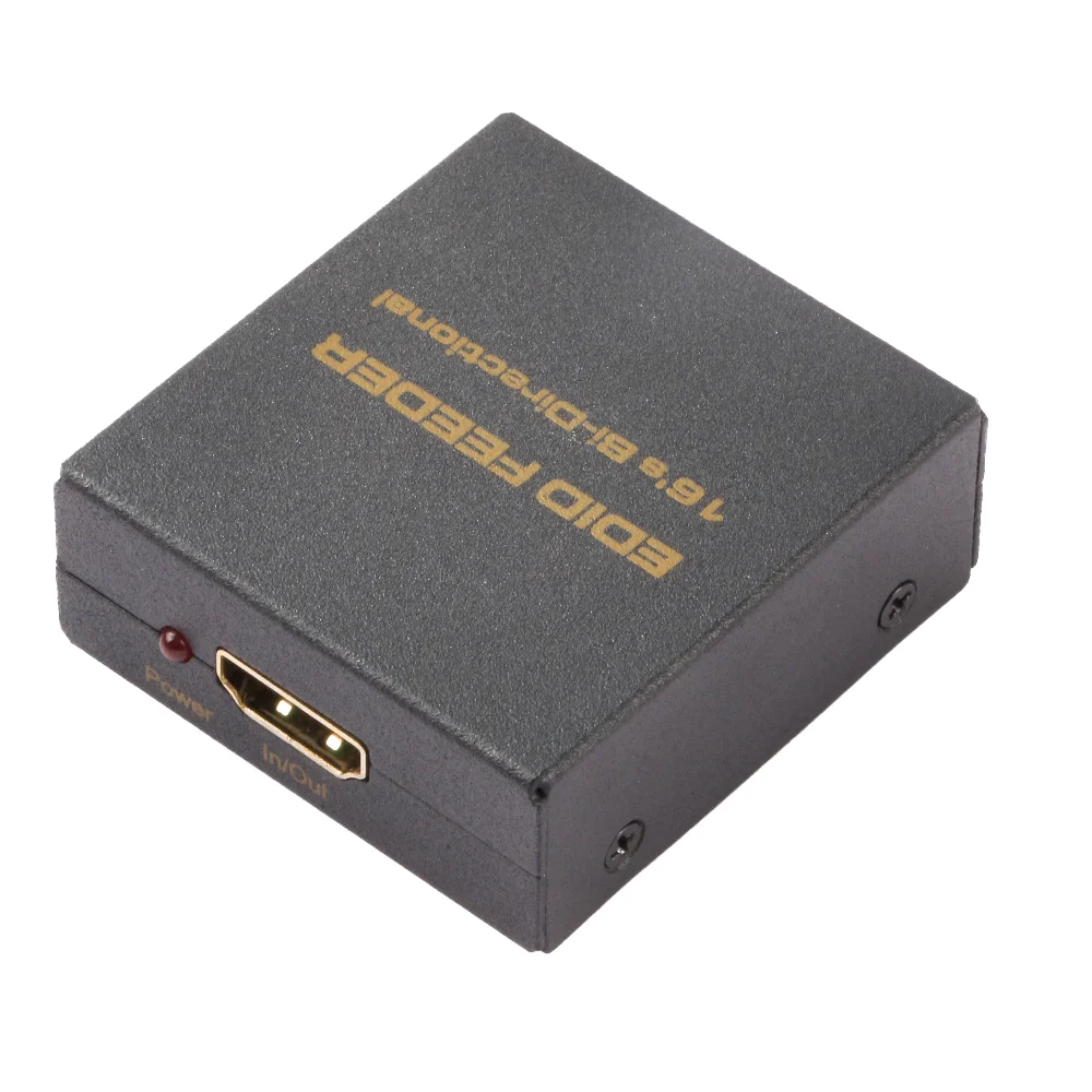 4K HDMI-compatible EDID Emulator DTS LPCM AC3 16 Ways Bi-Directional EDID Feeder Manager Self-Powered for DVD HDTV