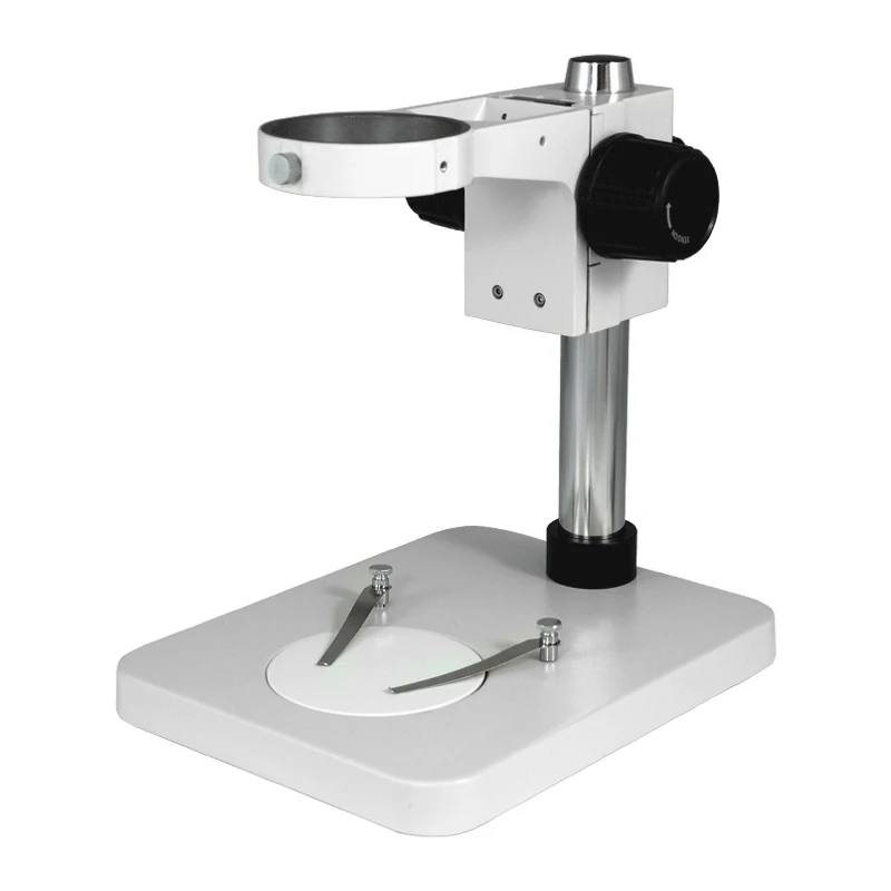 Professional Stereo Microscope Bracket Stand Holder Universal Microscope Metal Table Base with 76mm Adjustable Focus Arm