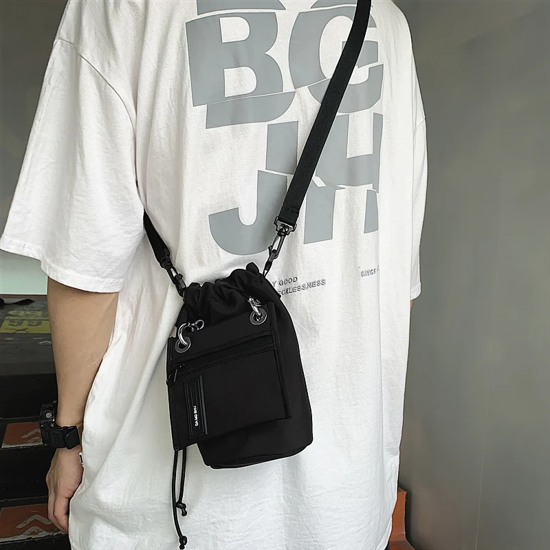 Mobile Phone Bag Fashion Brand Put Mobile Phone Small Bag Casual Couple Carry Small Satchel Messenger Bag Ins Fashion