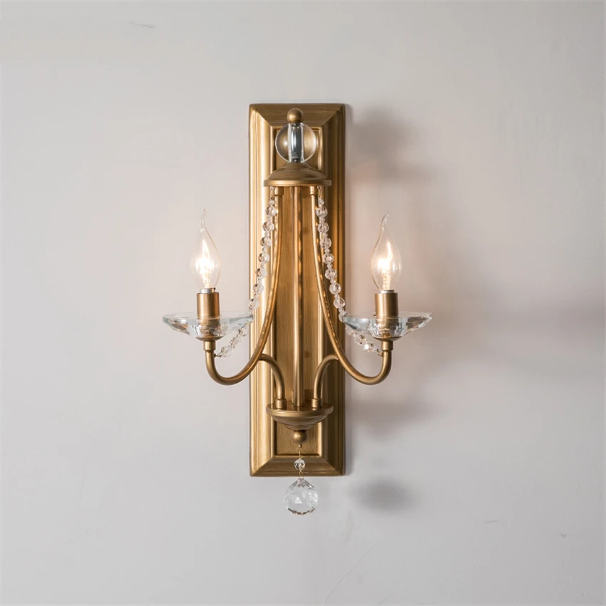 Applique Murale Vintage à Double Tête en Clip, Luminaire Décoratif d'Nik, Idéal pour une Chambre à Coucher, un Salon ou un Hall