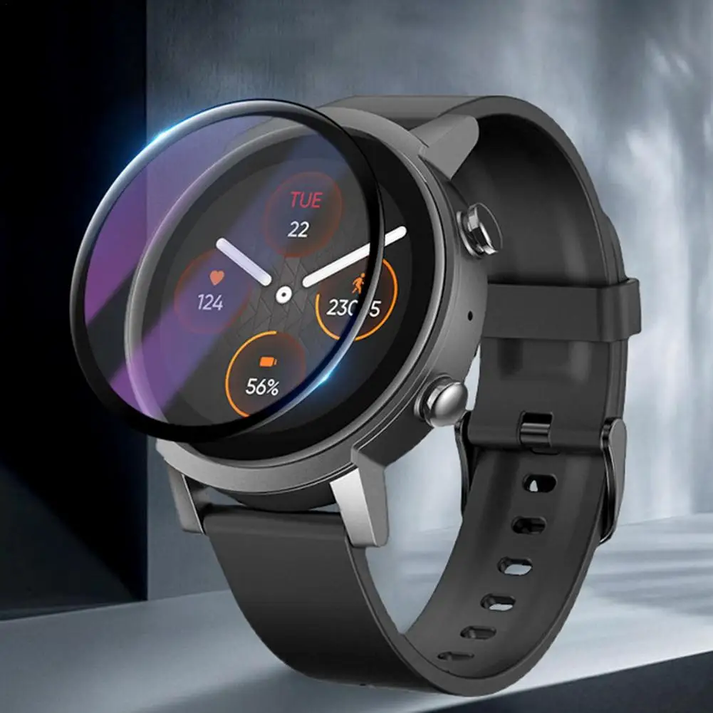 Pellicola protettiva morbida in materiale composito HD per Ticwatch E3 protezione dello schermo con copertura curva 3D per Tic Watch E3 Smartwatch