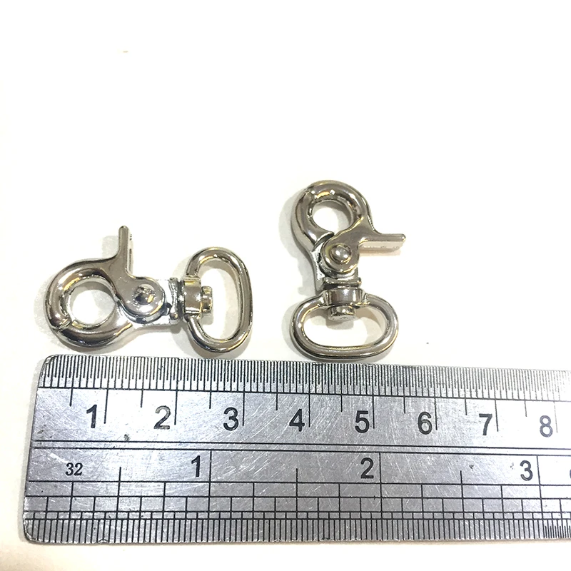 Swivel Eye Spring Snap Hook for Men/Ladies Handbag Quick hook Pet Belt Buckle Traveling/key hook 12mm