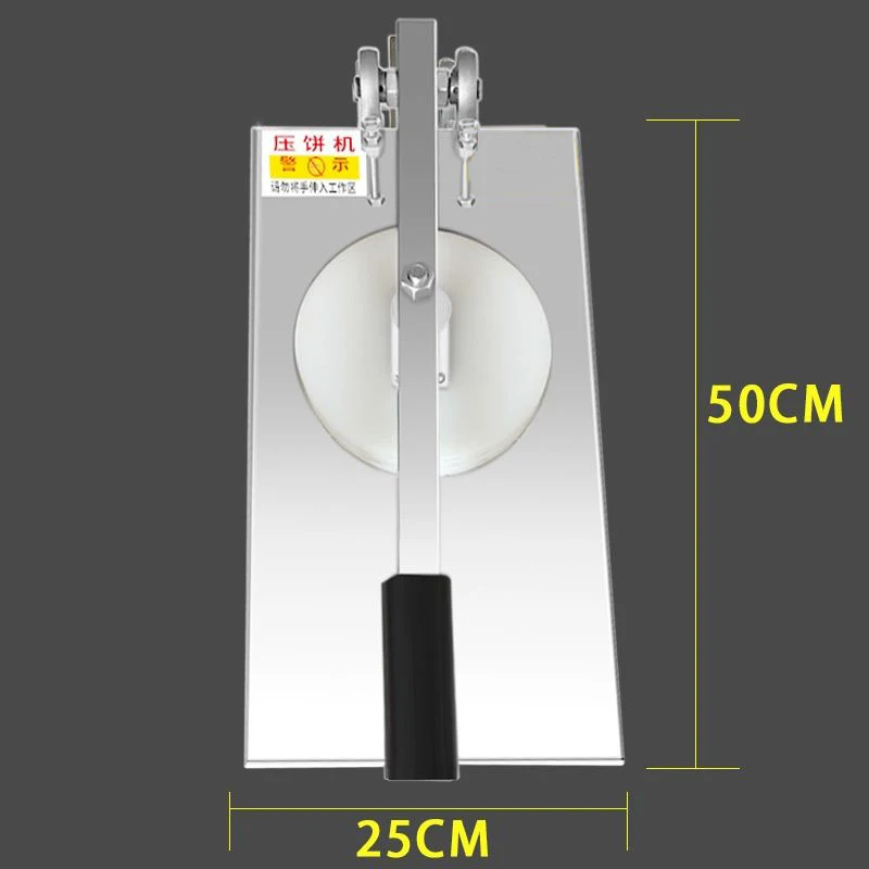 Komercyjna 22CM ręczna prasa do ciasta ze stali nierdzewnej rolka do prasy do ciasta Sheeter do robienia pizzy ciasto ręczne