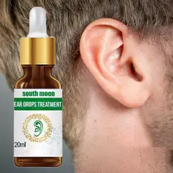 20ML Tinnitus Ear Liquid Quick Effect Tinnitus Hearing Impairment Drops for Relieving Ringing Sound Ear Care