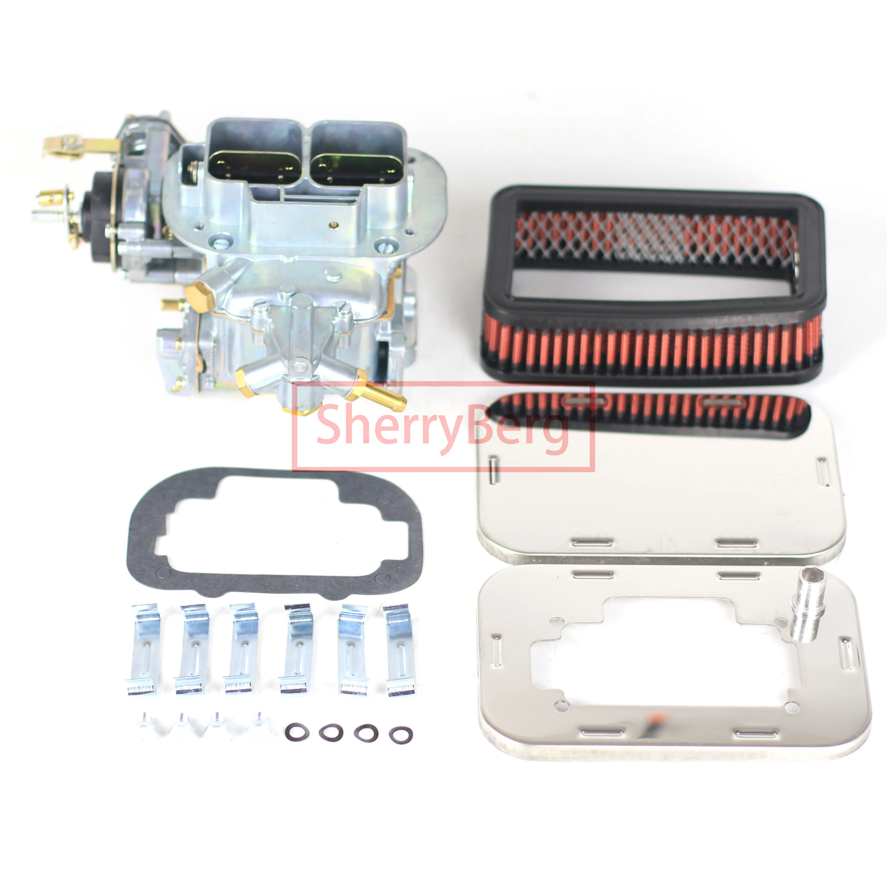 

SherryBerg Carburador Carburettor Carb KIT FOR Toyota Mitsubishi SUZUKI ISUZU WEBER 32/36 DGV CARBURETOR + Air FILTER CONVERSION