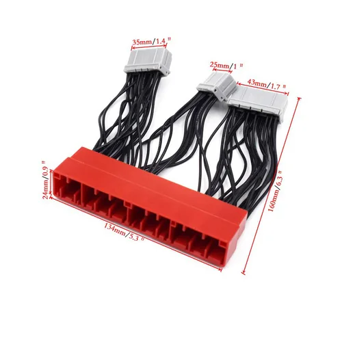 Imagen 2 del producto Arnés de cableado OBD2A a OBD1 para coche, conversión de puente ECU, para Honda, Civic, envío directo, novedad