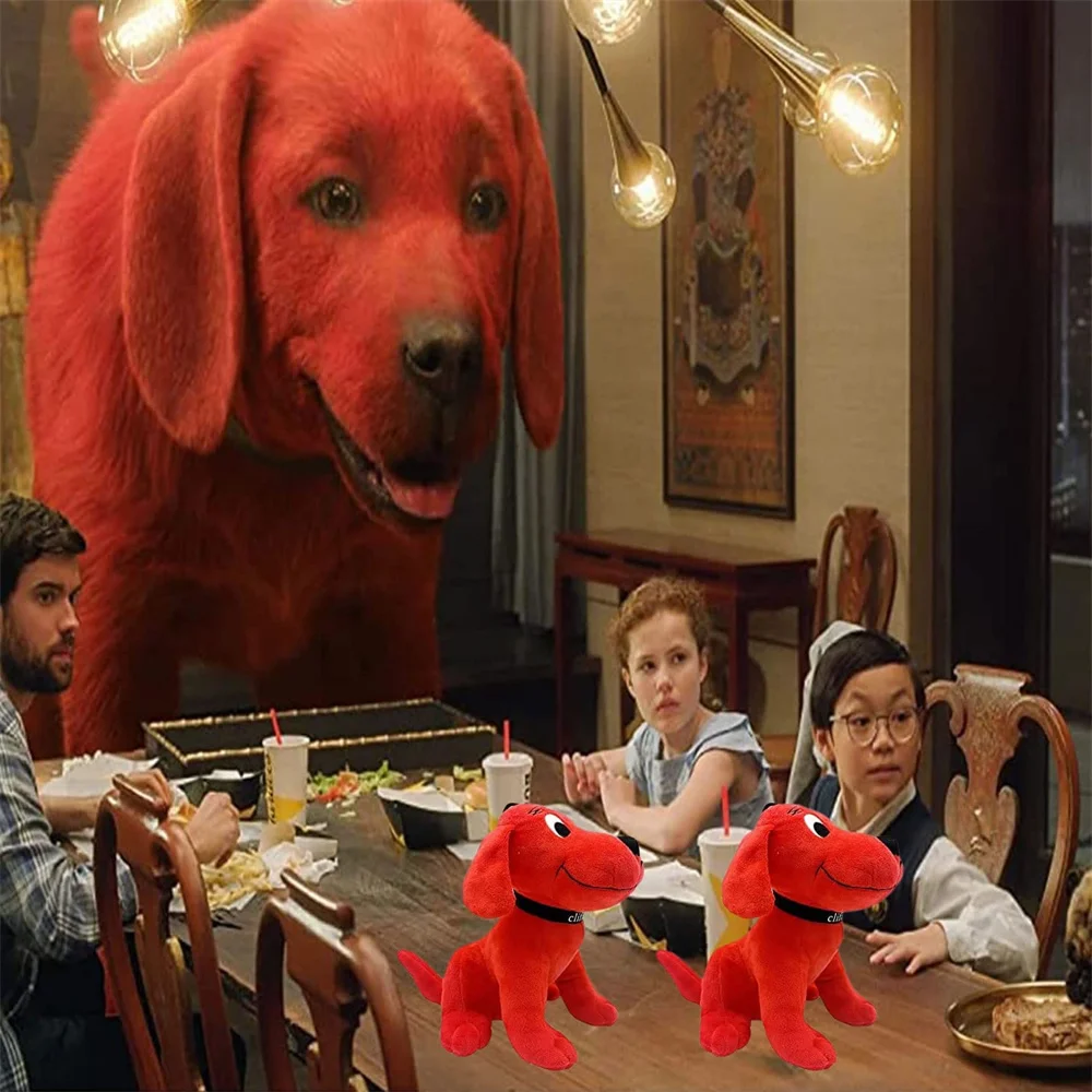 Clifford The Big Red Dog Plush Toy Cartoon Anime Plushie Figure Soft Stuffed Animal Puppy Doll Gift for Fans Girls  Birthday - view 4
