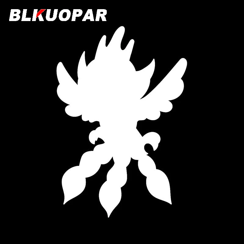 BLKUOPAR for Cartoon Bird Legend Fire Phoenix With Gold Crown Car Stickers Cute Waterproof Decals Vinyl Motorcycle Car Styling