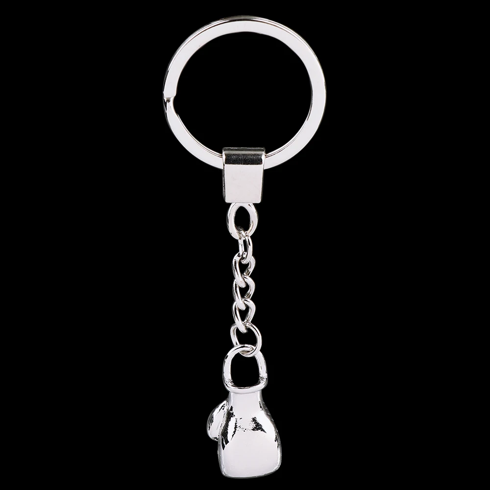 1PC Exquisite Boxing Glove Key Chain Creative Keychain Mini Boxing Gloves Key Ring Metal Keyfob Cute Unisex key Jewelry Gift